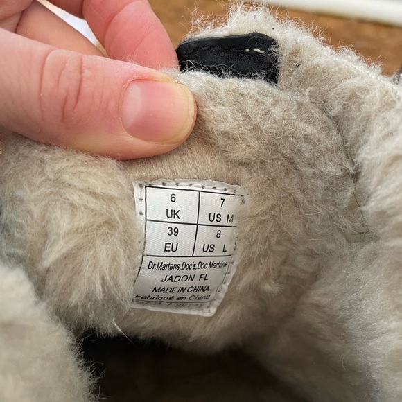 Dr Martens Jadon Faux Fur Lined Platform Boot Size 8 - Picture 9 of 9